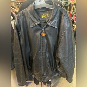 🖤GUC 2XT Reed Leather Coat